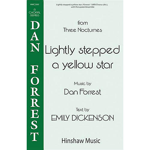 Hinshaw Music Lightly Stepped a Yellow Star SSAATTBB composed by Dan Forrest