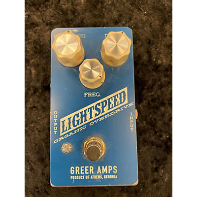 Greer Amplification Lightspeed Organic Overdrive Effect Pedal