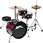 Sound Percussion Labs Lil' Kicker 3-Piece Junior Drum Set Dark Red