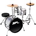 Sound Percussion Labs Lil' Kicker 3-Piece Junior Drum Set Dark RedMetallic Silver