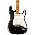 Fender Custom Shop Limited Edition 50s Dualmag II Compound Radius Stratocaster Relic Electric Guitar BlackBlack
