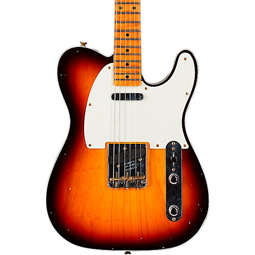 Fender Custom Shop Limited Edition '50s Twisted Telecaster Custom Journeyman Relic Electric Guitar Chocolate 3-Color Sunburst