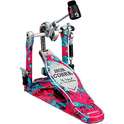 TAMA Limited-Edition 50th Anniversary Iron Cobra Power Glide Coral Swirl Single Pedal