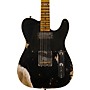 Fender Custom Shop Limited Edition '53 HS Tele Custom Heavy Relic Electric Guitar Aged Black