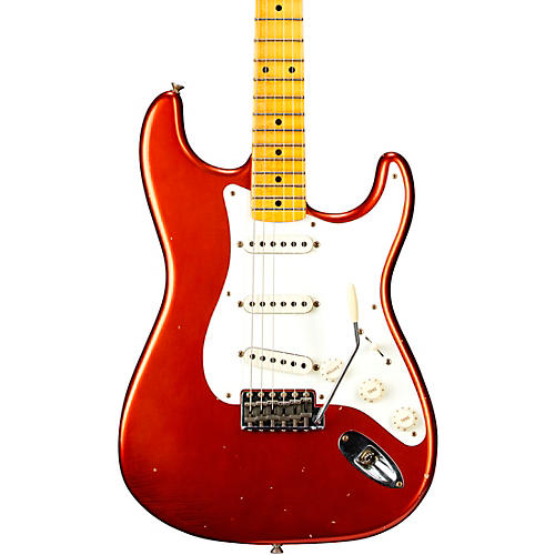 Fender Custom Shop Limited-Edition '56 Stratocaster Relic Electric Guitar - Super Faded Aged Candy Apple Red