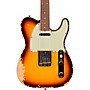 Fender Custom Shop Limited-Edition '60 Telecaster Custom Heavy Relic Electric Guitar Faded Aged Chocolate 3-Color Sunburst