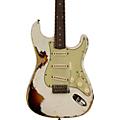 Fender Custom Shop Limited-Edition '62 Stratocaster Heavy Relic Electric Guitar Aged Olympic White over 3-Color SunburstAged Olympic White over 3-Color Sunburst