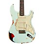Fender Custom Shop Limited-Edition '62 Stratocaster Heavy Relic Electric Guitar Faded Aged Surf Green over 3-Color Sunburst