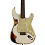 Open-Box Fender Custom Shop Limited-Edition '62 Stratocaster Heavy Relic Electric Guitar Condition 2 - Blemished Aged Olympic White over 3-Color Sunburst 197881451882