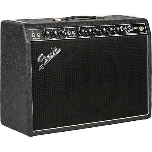 Limited Edition '65 Deluxe Reverb 22W Tube Guitar Combo Amp Black Western