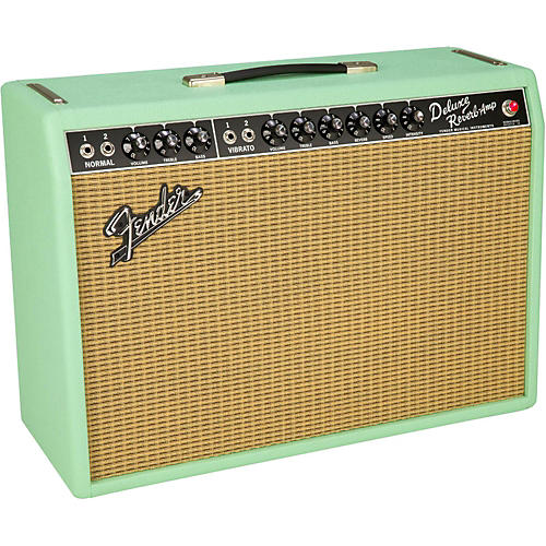 Limited Edition '65 Deluxe Reverb Surf Green 22W 1x12 Tube Guitar Combo Amplifier