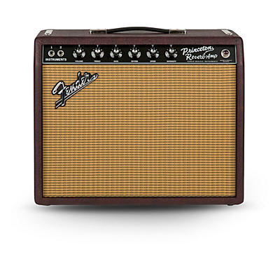 Fender Limited-Edition '65 Princeton Bordeaux Reserve 112 12W Jensen P12Q Tube Guitar Combo Amp