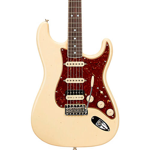 Fender Custom Shop Limited-Edition '67 Stratocaster HSS Journeyman Relic Electric Guitar Aged Vintage White