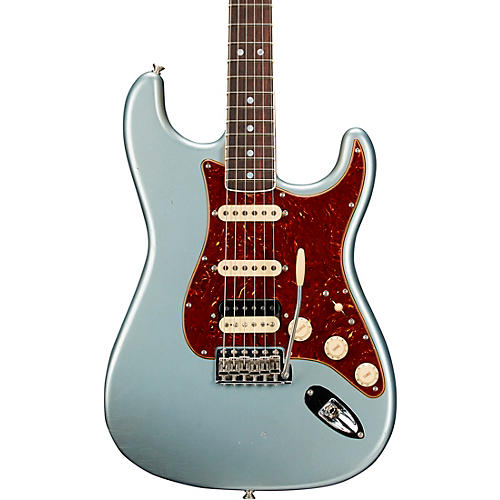 Fender Custom Shop Limited-Edition '67 Stratocaster HSS Journeyman Relic Electric Guitar Faded Aged Blue Ice Metallic