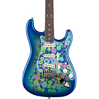 Fender Custom Shop Limited Edition '68 Black Paisley Stratocaster Journeyman Relic Closet Classic Electric Guitar