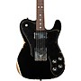 Fender Custom Shop Limited Edition '70s Tele Custom Relic Electric Guitar Aged Black CZ583474