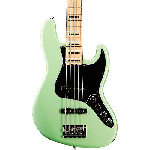 Fender Limited Edition American Elite Jazz Bass V Matching Headcap Maple Fingerboard Surf Pearl Musician S Friend