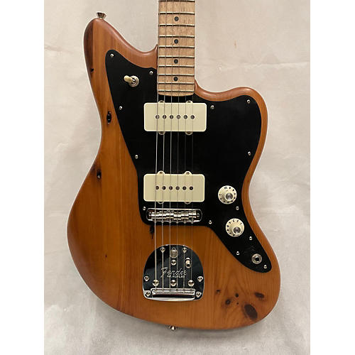 Fender Limited Edition American Professional Pine Jazzmaster Solid Body Electric Guitar Natural Pine