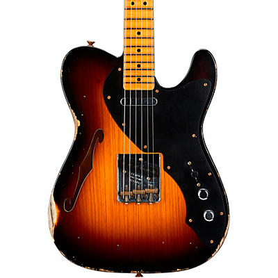 Fender Custom Shop Limited-Edition Blackguard Telecaster Thinline Relic Electric Guitar