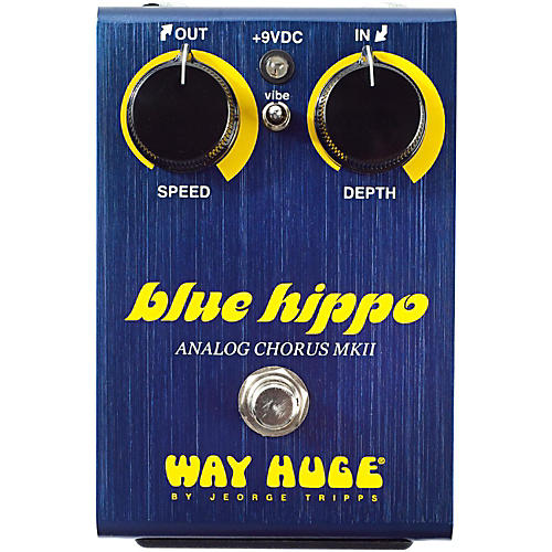 Limited Edition Blue Hippo Analog Chorus Guitar Effects Pedal
