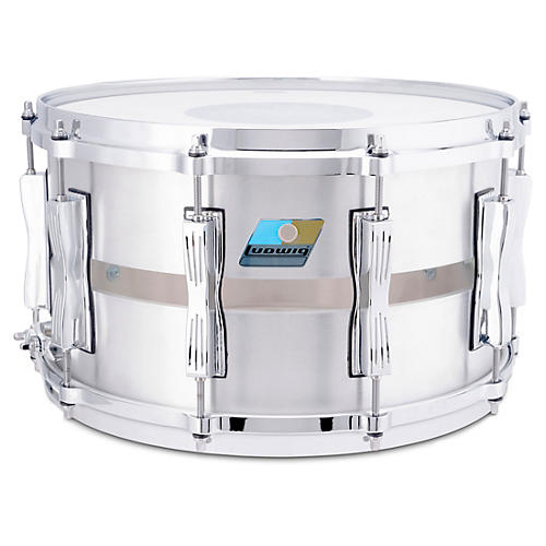 Ludwig Limited-Edition Cast Aluminum Slotted Coliseum Snare Drum 14 x 8 in.