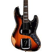 Limited-Edition Custom Jazz Bass Heavy Relic Faded 3-Color Sunburst