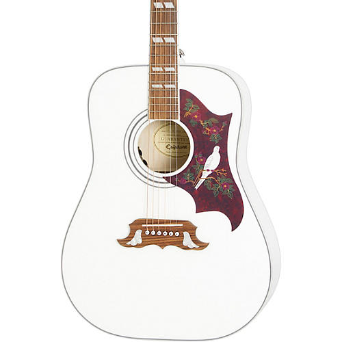 Epiphone Dove Studio Limited-Edition Acoustic-Electric Guitar Condition 1 - Mint Alpine White