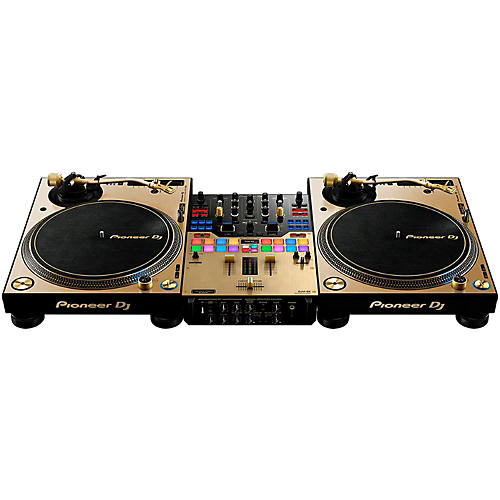 Limited Edition Gold PLX-1000 and DJM-S9 DJ System