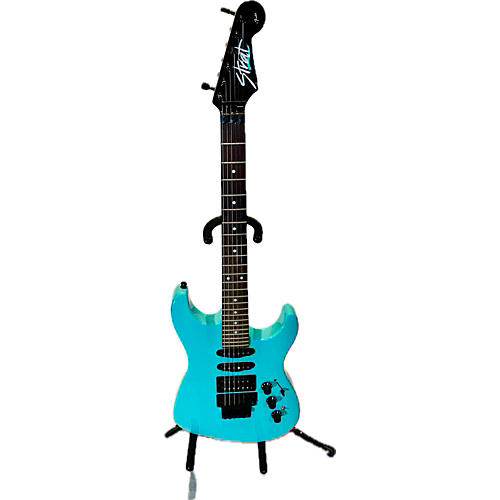 Fender Limited Edition HM Stratocaster Solid Body Electric Guitar Cyan