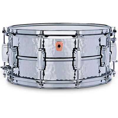 Ludwig Limited-Edition Hammered Chrome-Plated Copper Shell Snare Drum