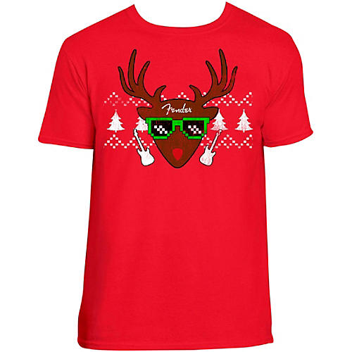 Fender Limited-Edition Holiday T-Shirt Small Red