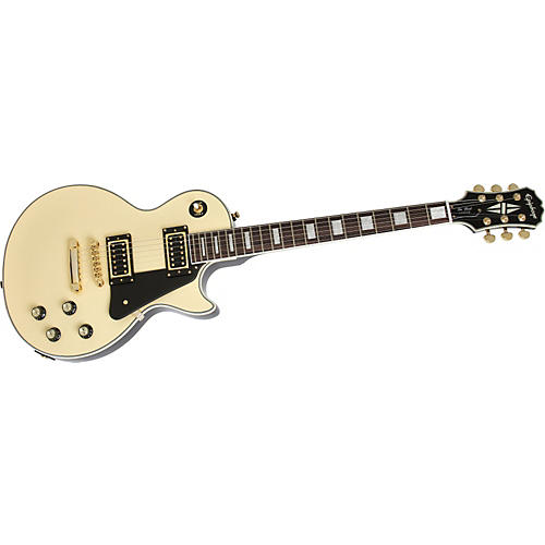 epiphone les paul custom ivory