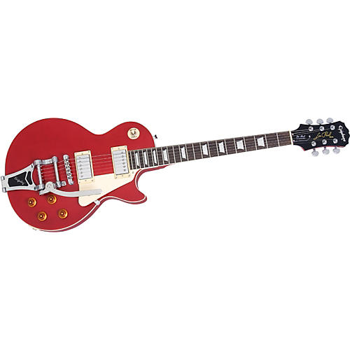Epiphone Limited-Edition Les Paul Standard Plain-Top Electric Guitar With  Bigsby Vibrato