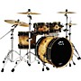 PDP Limited-Edition Mapa Burl 4-Piece Shell Pack With Antique Bronze Hardware Black Burst