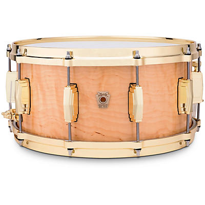 Ludwig Limited-Edition Maple Exotic Snare Drum With Steinway Crown Jewel Veneer & Brass Hardware