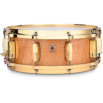 Ludwig Limited-Edition Maple Exotic Snare Drum with Steinway Crown Jewel Veneer and Brass Hardware