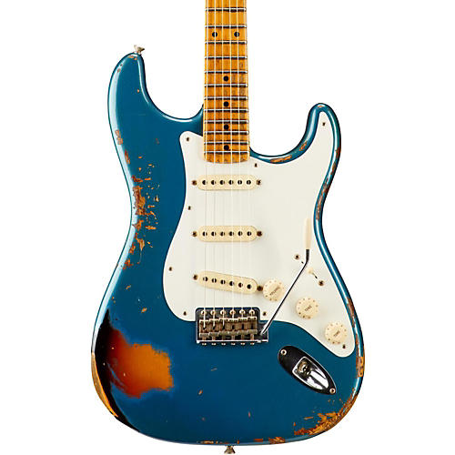 Limited Edition Mischief Maker Heavy Relic - Aged Lake Placid Blue over 3-Color Sunburst