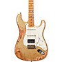 Fender Custom Shop Limited Edition Nashville Ash-V 57 Stratocaster HSS Super Heavy Relic Electric Guitar Gold Sparkle