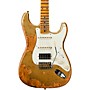 Fender Custom Shop Limited-Edition Nashville Ash-V '57 Stratocaster HSS Super Heavy Relic Electric Guitar Gold Sparkle R117898