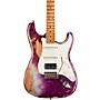 Fender Custom Shop Limited-Edition Nashville Ash-V '57 Stratocaster HSS Super Heavy Relic Electric Guitar Purple Metallic R127858