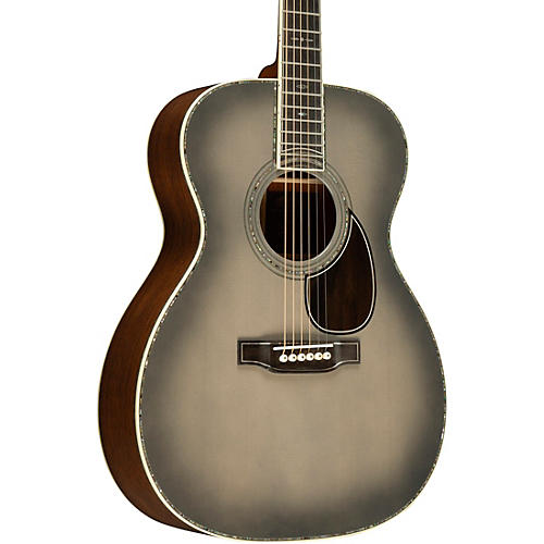 Martin Limited-Edition OM-45 John Mayer Signature Platinum Acoustic Guitar Gray Sunburst