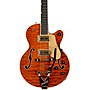 Gretsch Guitars Limited Edition Quilt Top Falcon Jr. Electric Guitar Roundup Orange Stain