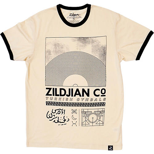 Zildjian Limited Edition Ringer T-Shirt XX Large Natural