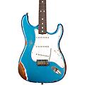 Fender Custom Shop Limited Edition Roasted Stratocaster Pro Heavy Relic Electric Guitar Shell PinkAged Lake Placid Blue