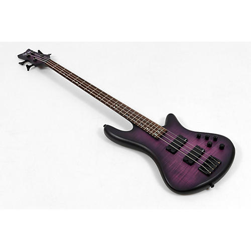 Schecter Guitar Research Limited-Edition Stiletto Studio-4 Bass Condition 3 - Scratch and Dent Transparent Purple Burst 197881253394