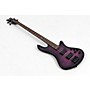 Open-Box Schecter Guitar Research Limited-Edition Stiletto Studio-4 Bass Condition 3 - Scratch and Dent Transparent Purple Burst 197881253394