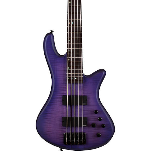 Schecter Guitar Research Limited-Edition Stiletto Studio-5 5-String Bass Condition 2 - Blemished Transparent Purple Burst 197881255992