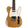 Open-Box Fender Custom Shop Limited-Edition Texas Telecaster Heavy Relic Electric Guitar Condition 2 - Blemished Gold Metal Flake/Aged Olympic White 197881469818