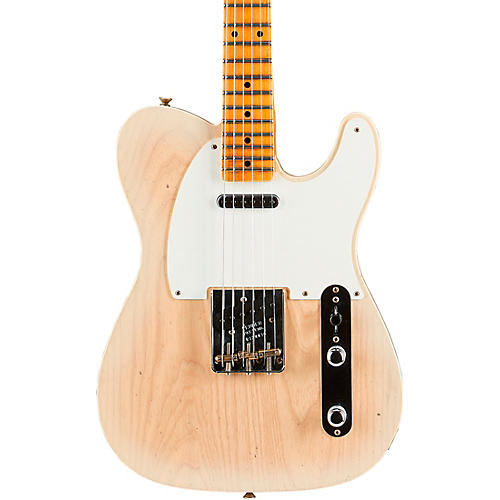 Fender Custom Shop Limited-Edition Tomatillo Telecaster Journeyman Relic Electric Guitar Natural Blonde