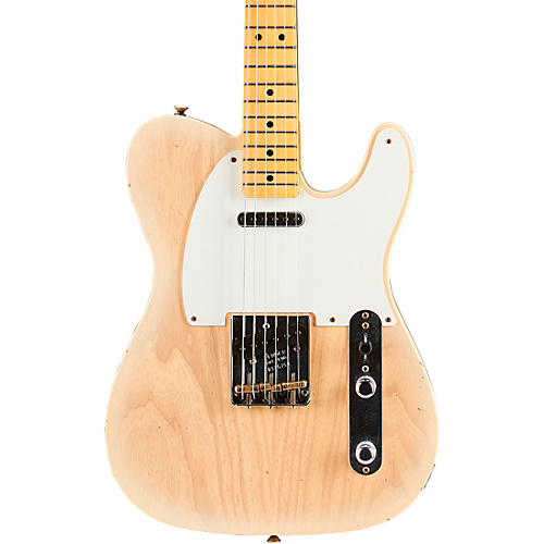 Fender Custom Shop Limited-Edition Tomatillo Telecaster Journeyman Relic Electric Guitar Natural Blonde